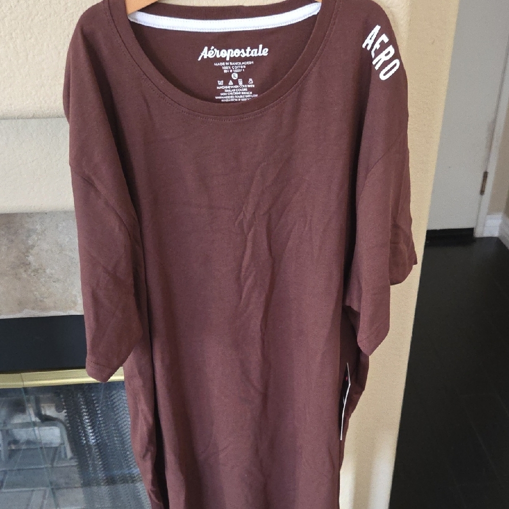 Aeropostale Chocolate Brown Tee